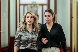 Irene Montero afirma que Yolanda D&iacute;az reclam&oacute; su dimisi&oacute;n "gritando" durante la crisis por la Ley solo `s&iacute; es s&iacute;`