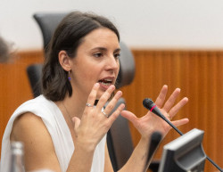 Irene Montero pide castigar a   Abascal por reunirse con un presidente de un pa&iacute;s soberano, con Netanyahu