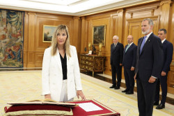 Isabel Perell&oacute; promete ante el Rey como nueva presidenta del Supremo y el CGPJ