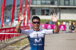 Javier G&oacute;mez Noya y Sara Alemany, vencedores del Triatl&oacute;n Ciudad de Santander