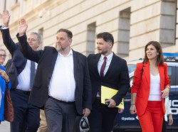 Junqueras (ERC) afirma que la amnist&iacute;a no es "el punto final de nada, sino el principio"