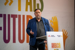 Junqueras ve en la ponencia del TC sobre la amnist&iacute;a "un paso m&aacute;s" para restaurar la justicia