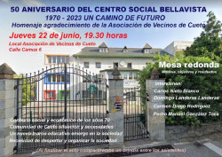 La AAVV de Cueto organiza el día 22 una mesa redonda por el 50 aniversario del Centro Social Bellavista