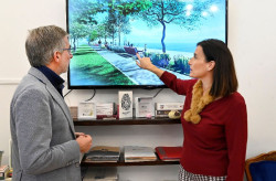 La alcaldesa apunta diversos proyectos para la ciudad pero olvida limpieza, pintura y de paso podría ofertar seguridad para pasear por Santander con tranquilidad