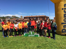 La Asociación Sonrisa de Lunares y su proyecto Desafío Transibérico han llegado hoy a Aguilar de Campoo