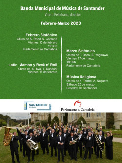 La Banda de Música de Santander actúa hoy en el Parlamento