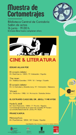 La Biblioteca Central acoge dos muestras de cortos sobre literatura y el cine de las islas