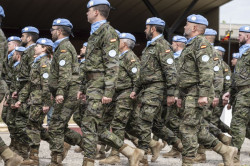 La Brigada `Arag&oacute;n` retorna este s&aacute;bado a Espa&ntilde;a tras seis meses en la zona sur de L&iacute;bano lim&iacute;trofe con Israe y la reemplaza la Brigadal`Guzm&aacute;n El Bueno`,
