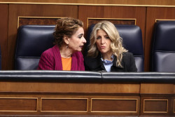 La comunista D&iacute;az negocia con la Montero eximir de IRPF a quienes cobren el SMI: "Espero que haya acuerdo"