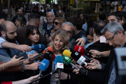 La comunista, falsa e hip&oacute;critaYolanda D&iacute;az pide a Marlaska que no compren armas a Israel