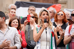 La comunista Yolanda D&iacute;az dimite como l&iacute;deresa de Sumar pero no dimite de la Vicepresidencia del Gobierno de S&aacute;nchez