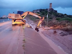 La dana Alice obliga a cortar varias v&iacute;as y carreteras en la Regi&oacute;n de Murcia