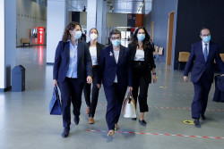 La ex ministra Gonz&aacute;lez Laya no delata a la persona que dio la orden de entrada de Ghali 