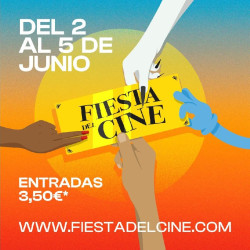La Fiesta del Cine regresa el próximo 2 de junio hasta el 5 de junio a más de 300 salas, con entradas a 3,5 euros