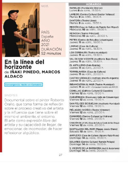 La Filmoteca Regional lleva a 23 municipios c&aacute;ntabros el documental sobre el pintor Roberto Orallo