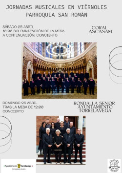 La Iglesia de San Rom&aacute;n acoge este fin de semana las Jornadas Musicales de Vi&eacute;rnoles