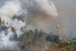 La l&iacute;nea de alta velocidad entre Madrid y Galicia seguir&aacute; suspendida todo el d&iacute;a por los incendios