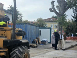 La mejora de la red de saneamiento en la Avenida Rocherfort Sur Mer de Torrelavega estará finalizada en diciembre