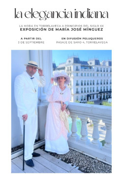 La modista María José Mínguez inaugura el día 3 la muestra `Torrelavega, la elegancia indiana`, con trajes de época
