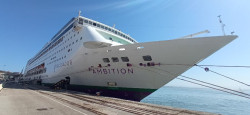 La naviera Ambassador Cruise Line recala por primera vez en Santander con su crucero Ambition