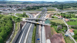 La noche del jueves se cortará al tráfico la salida provisional del nudo de Torrelavega en la A-8 sentido Oviedo