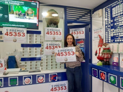  La oficina de Rualasal se estrena en el Sorteo con un quinto: "Dar un premio es una guinda"