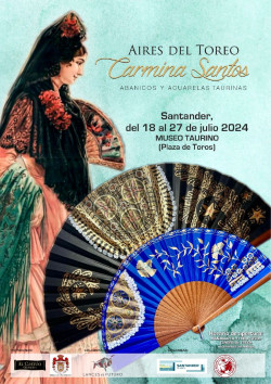 La pintora Carmina Santos expone `Aires del toreo` en la Feria de Santiago de Santander