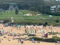 La playa de San Juan de la Canal acoge 12 Horas de Palas con m&aacute;s de 200 inscritos