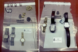 La Polic&iacute;a incaut&oacute; relojes, collares, pulseras y otras joyas de la caja fuerte de Zapatero en el registro de su despacho