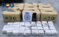 La Polic&iacute;a Nacional detiene en Alginet a dos hombres con 377 kilos de hach&iacute;s