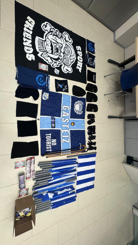 La Polic&iacute;a Nacional frustra una pelea pactada entre cerca de 130 ultras del Racing y del Alav&eacute;s