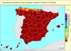 La pr&aacute;ctica ausencia de precipitaciones en el nuevo a&ntilde;o hidrol&oacute;gico agudiza la falta de lluvias acumulada en Espa&ntilde;a