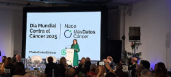 La reina Letizia defiende la prevenci&oacute;n del tabaco y productos relacionados en el D&iacute;a Mundial Contra el C&aacute;ncer