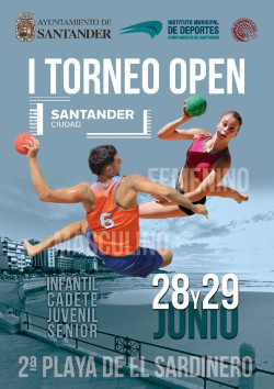 La Segunda Playa del Sardinero acoge el I Torneo Open Santander Ciudad de balonmano playa