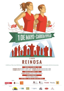 La tradicional carrera popular del Primero de Mayo en Reinosa alcanza este a&ntilde;o su 40 edici&oacute;n