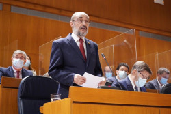 Lamb&aacute;n  "no existe la posibilidad" de aplicar en Arag&oacute;n la futura ley estatal de Vivienda