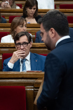 Las bases  de ERC se muestran en contra de la investidura de Illa