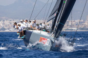 Las embarcaciones de la 44 Copa del Rey Mapfre completan su ensayo general con el Rey Felipe VI a la cabeza