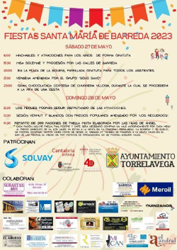 Las fiestas Santa María de Barreda se celebrarán el 27 y 28 de mayo