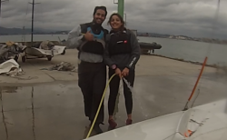 Las tripulaciones del Chiqui IV y del Güemes se repartieron las victorias en el Snipe santanderino.