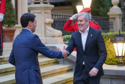 Lehendakari y presidente canario pactan una posici&oacute;n conjunta para reclamar un reparto equitativo de menores extranjeros