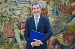 Lesmes conf&iacute;a en que Reynders ayude a "desatascar" la renovaci&oacute;n del CGPJ pero insiste en que si no hay avances dimitir&aacute;