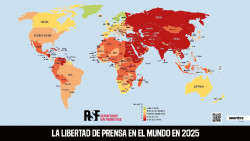 Libertad de prensa en 2025: Espa&ntilde;a mejora siete puestos y se sit&uacute;a en el 23 del ranking de RSF, el mejor en la historia