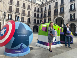 Llegan a Santander los nuevos contenedores de reciclaje inspirados en Disney