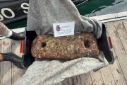 Localizada un ancla l&iacute;tica en aguas de Castro Urdiales