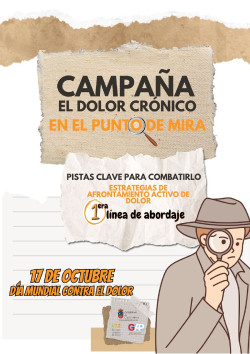 Los centros de salud contarán el jueves con mesas informativas sobre el manejo del dolor