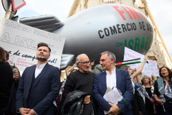 Los comunistas de Sumar,BNG,ERC y Bildu  socios de S&aacute;nchez piden al Congreso tramitar de urgencia la ley del embargo de armas a Israel