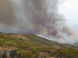 Los incendios mantienen 18 carreteras cortadas en Zamora, Le&oacute;n, Valencia, C&aacute;ceres, Toledo y Huelva