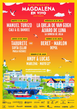 Magdalena en Vivo anuncia el reparto de artistas por jornadas y pone a la venta las entradas de día