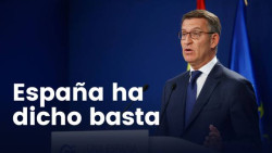Manifestación Alberto Núñez Feijóo, por el bien de España y los españoles y 2. Mariano Cabrero Bárcena es escritor